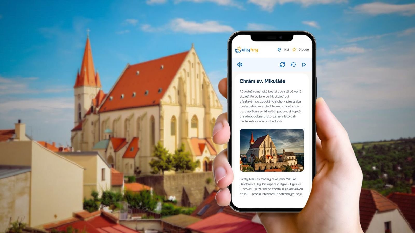 Náhledový obrázek - S telefonem v ruce se vydáte objevovat město. Cityhra vás zavede k jeho nejzajímavějším místům, představí vám jejich příběhy a připraví originální úkoly, které budete řešit přímo na trase.
