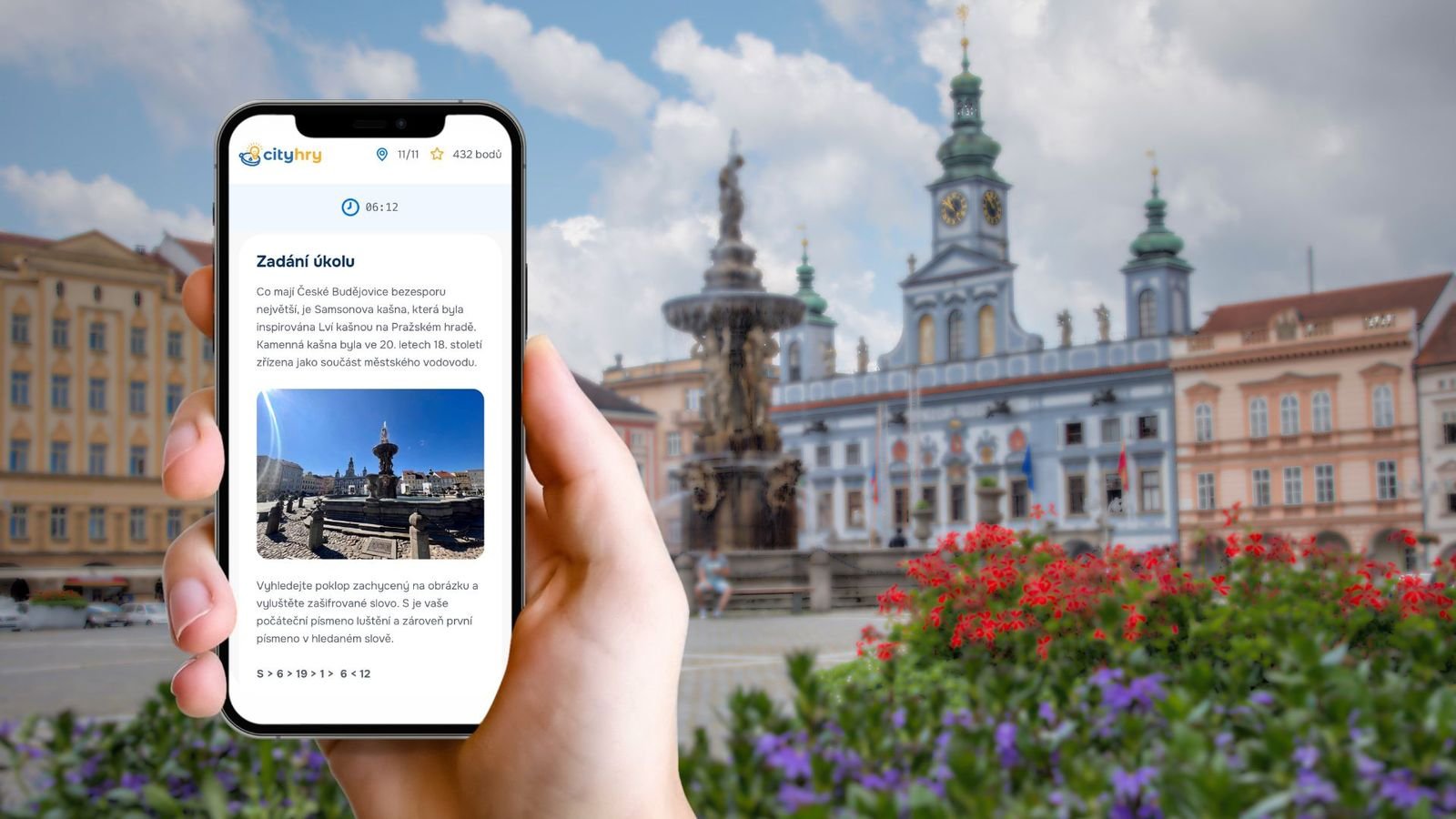 Náhledový obrázek - S telefonem v ruce se vydáte objevovat město. Cityhra vás zavede k jeho nejzajímavějším místům, představí vám jejich příběhy a připraví originální úkoly, které budete řešit přímo na trase.